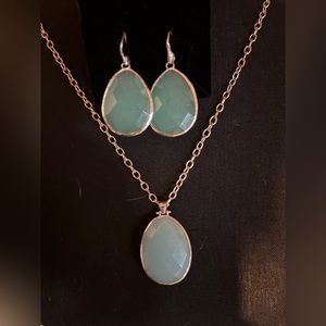 Stella and Dot earrings and necklace